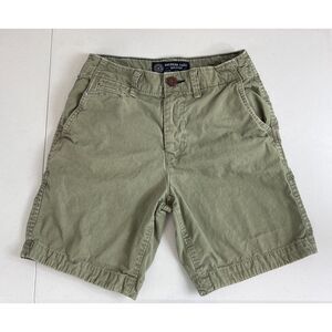 American Eagle Outfitters Men's Green Prep Shorts Chino 100% Cotton Size 26